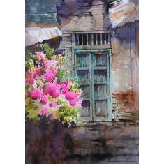 Sadia Arif, 11 x 15 Inch, Watercolor on Paper, Cityscape Painting, AC-SAD-075 Sadia Arif, 11 x 15 Inch, Watercolor on Paper, Cityscape Painting, AC-SAD-075